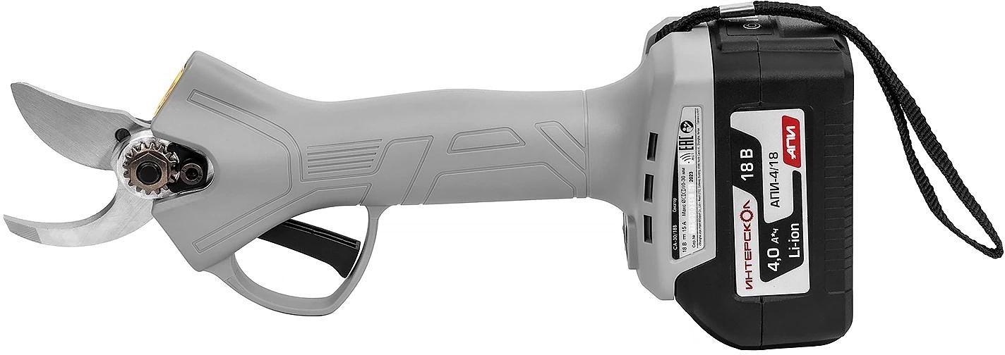 Секатор Интерскол СА-30/18Ваккум. (775.2.1.70) фото 2