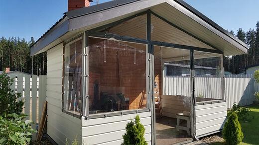 Остекление беседки под ключ фото 3