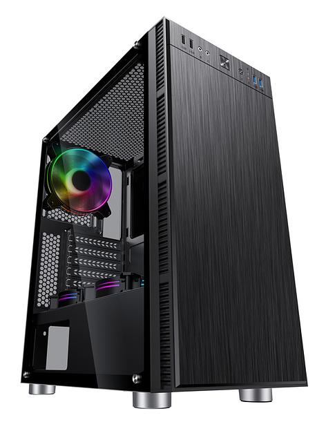 Корпус Accord 3407 черный без БП ATX 8x120mm 2xUSB2.0 1xUSB3.0 audio bott PSU фото 9