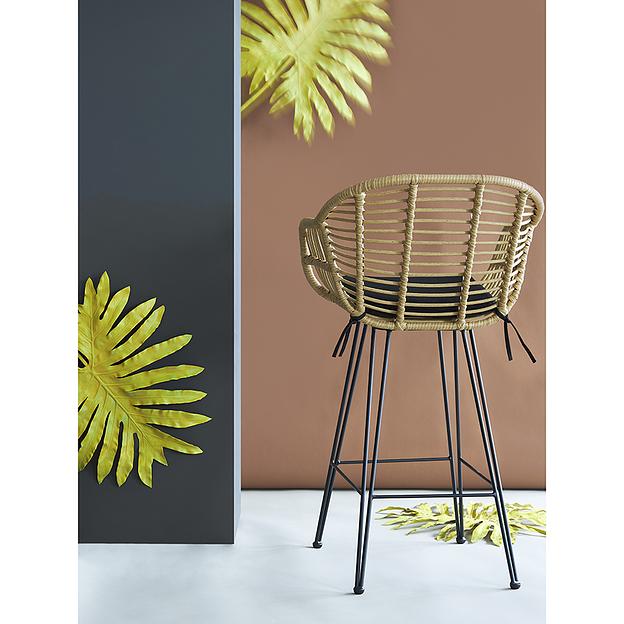 Стул полубарный Vetle Bent, ротанг фото 7