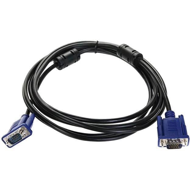 Кабель соединительный SVGA (15M/M) 3m 2 фильтра TV-COM VCOM QCG120H-3M фото 1