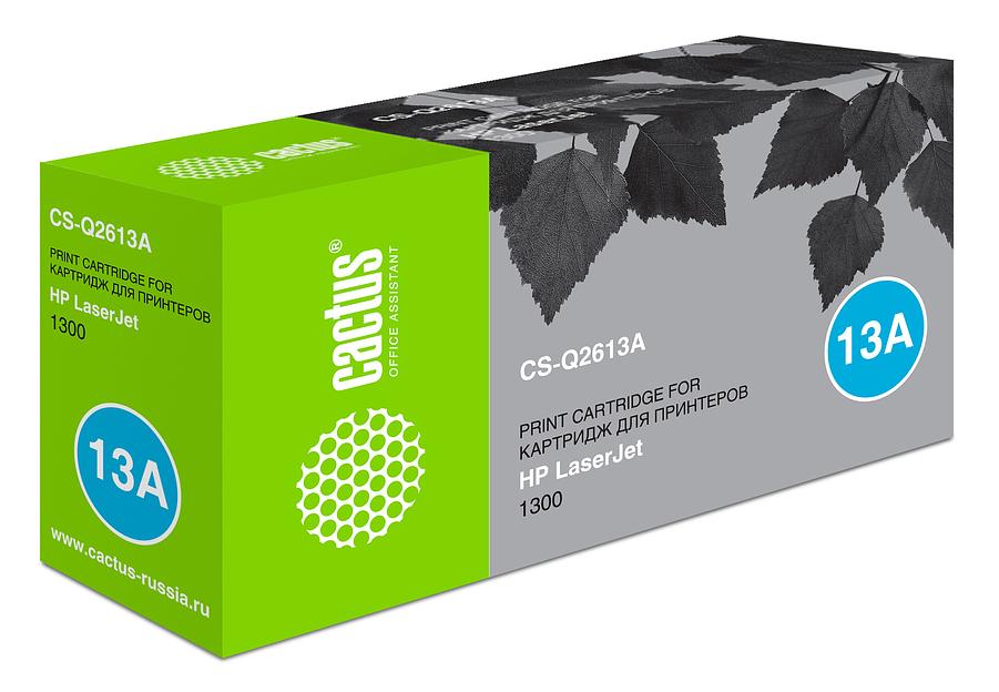 Картридж лазерный Cactus CS-Q2613A Q2613A черный (2500стр.) для HP LJ 1300 фото 1