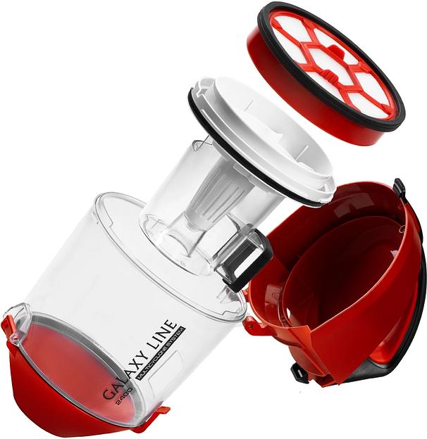 Пылесос Galaxy Line GL 6224 2400Вт красный/черный фото 7