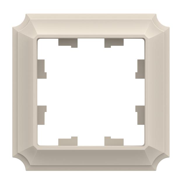 ATLASDESIGN ANTIQUE 1-постовая рамка, БЕЖЕВЫЙ фото 1