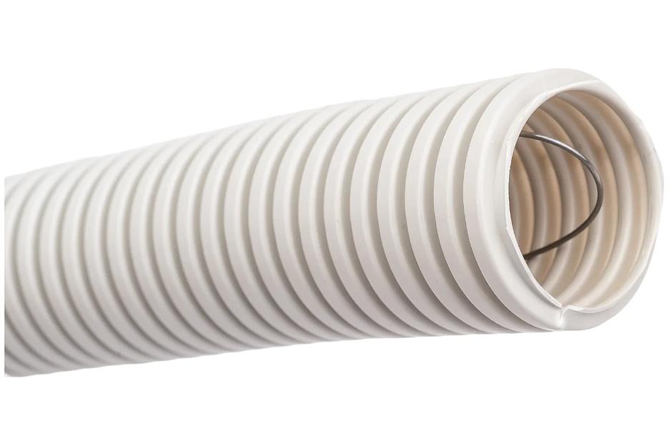 ЭРА Б0020115 Трубы гофр ПВХ GOFR-32-50-PVC (серый) d 32мм с зонд. легкая 50м фото 3