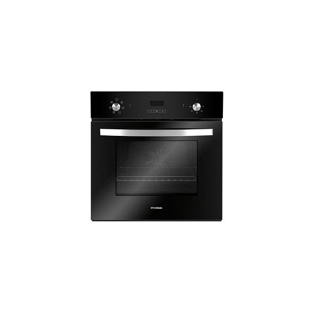 Духовой шкаф Hyundai HEO 6642 BG, черный/серебристый фото 1