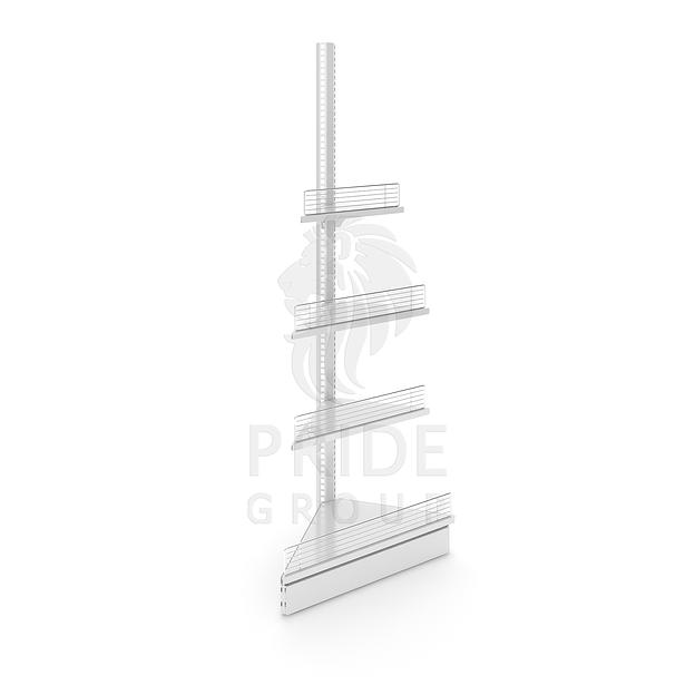 Стеллаж угловой наружный 2250 4 полки фото 1