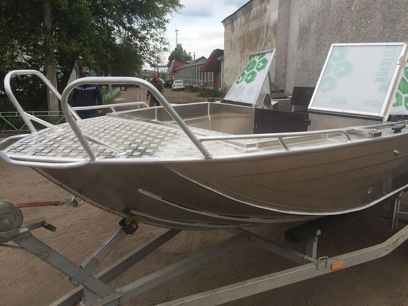 Алюминиевый катер Тактика 500 DC, 500*180*80 см фото 5