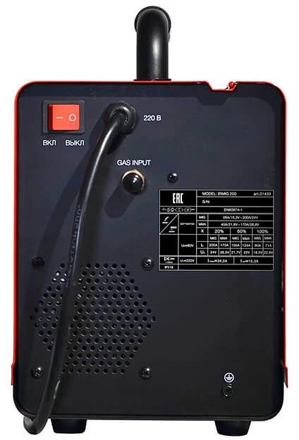 Сварочный полуавтомат Fubag IRMIG 200 инвертор MIG-MAG/ММА 10.3кВт фото 2