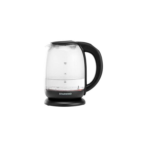 Чайник электрический StarWind SKS4517, 2200Вт, черный фото 1