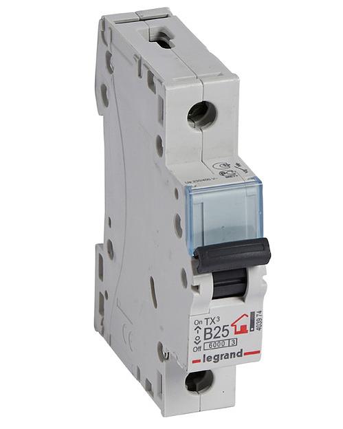 Автоматический выключатель Legrand 403974 TX3 B25A 1П 6000 фото 1