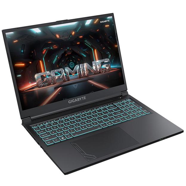 Ноутбук Gigabyte G6 Core i7 13620H 16Gb SSD512Gb NVIDIA GeForce RTX4060 8Gb 16" IPS FHD+ (1920x1200) FreeDOS black WiFi BT Cam (KF-H3KZ853KD) фото 3