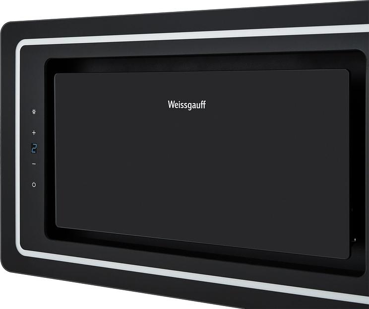 Вытяжка встраиваемая Weissgauff Quadra 606 Black черный управление: сенсорное (1 мотор) фото 5