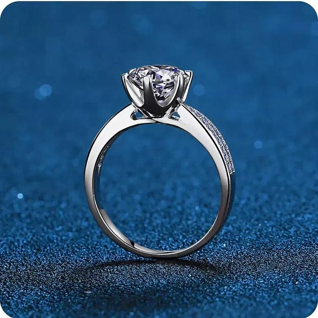 Серебряное кольцо «Элизи» с фианитами фото 3