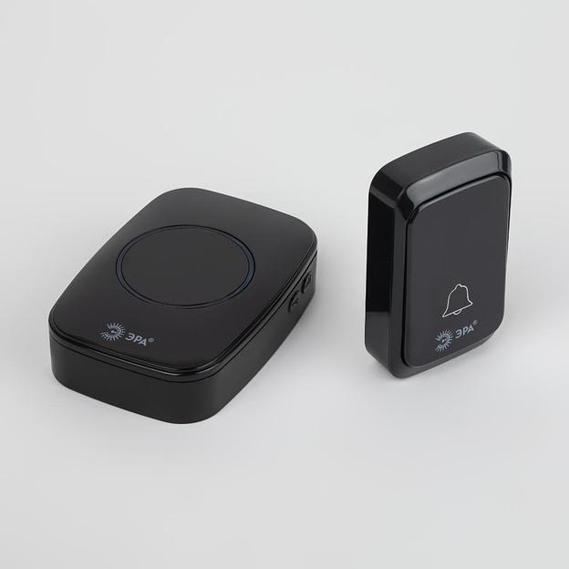 Звонок дверной беспроводной на батарейках 38 мелодий 180м IP20 с регулятором громкости и световой индикацией черный 3АА/А23 C88 фото 8