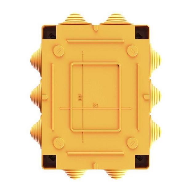 DKC FSK21410 Коробка пластиковая FS с кабельными вводами и клеммниками IP55,150х110х70мм,4р, 450V,32A,10мм.кв, нерж.контакт фото 5