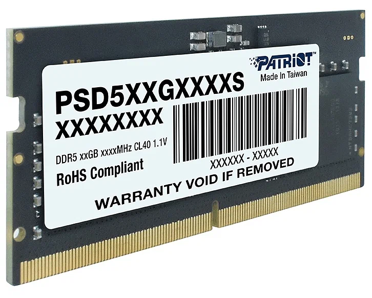 Модуль памяти для ноутбука SODIMM 8GB DDR5-4800 PSD58G480041S PATRIOT фото 3