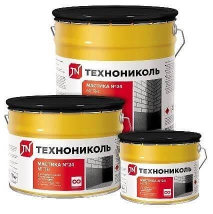 Мастика битумная №24(МГТН) 20 кг фото 1