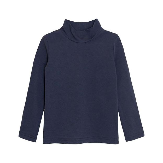 Водолазка для девочки Let's go, рост 122 см, тёмно-серый ОПТ фото 1