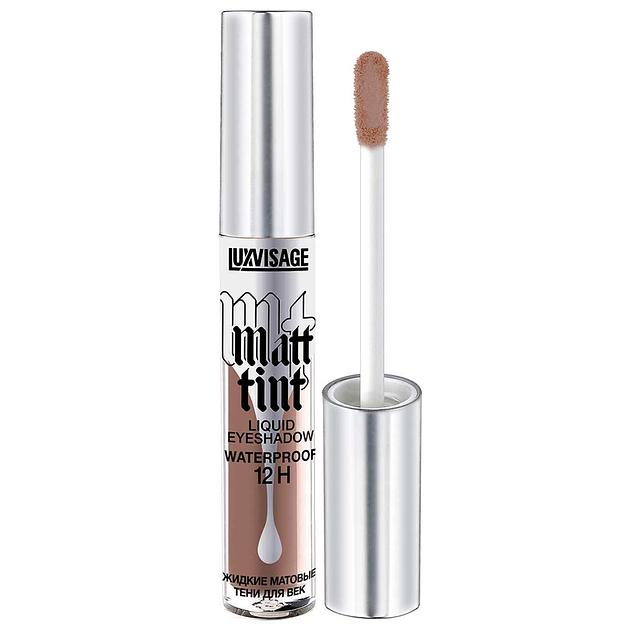 Lux visage жидкие матовые тени для век matt tint waterproof 12h 109 soft brown фото 1