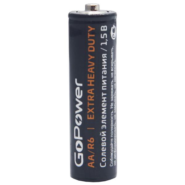 Батарейка GoPower R6 AA Shrink 4 Heavy Duty 1.5V (4/60/1200) Батарейка GoPower R6 AA (00-00015592) фото 5