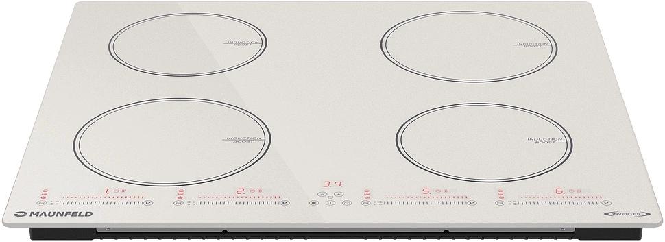 Индукционная варочная поверхность Maunfeld CVI594SBG Inverter бежевый фото 2