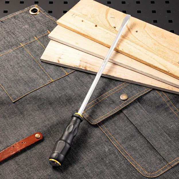 Шлицевая отвертка со сквозным хвостовиком (ударная) Deli DL6270121 SL9.5x300 фото 8