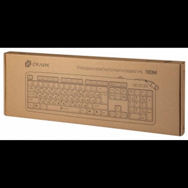Клавиатура Oklick 180M Черный PS/2 фото 3