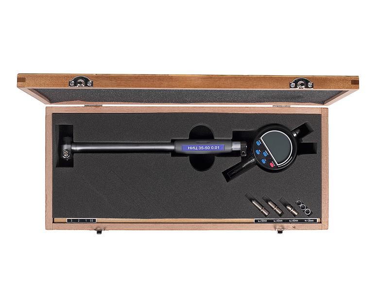 Нутромер индикаторныйэлектр. НИЦ  35-50 0.01 МИК с поверкой фото 5