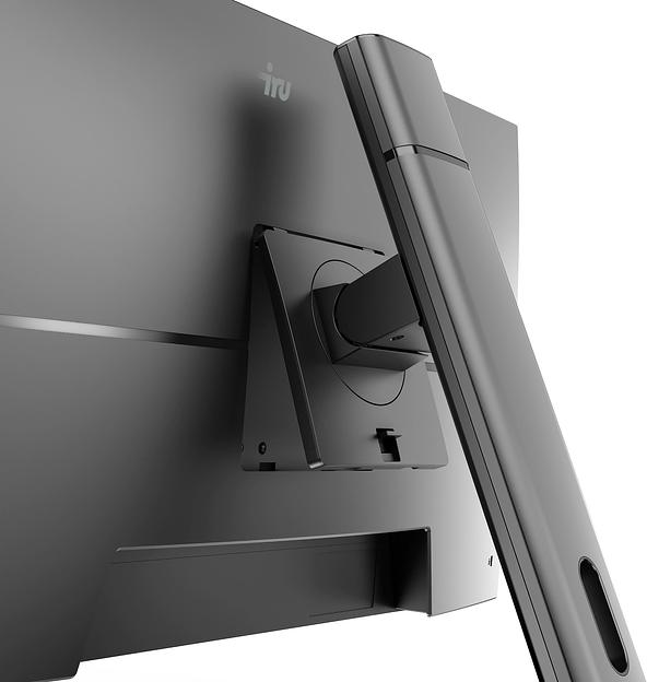 Моноблок IRU Tactio 23.8" Full HD i5 12450H (2) 32Gb SSD1Tb Windows 11 Professional GbitEth WiFi BT 120W Cam черный 1920x1080 фото 3
