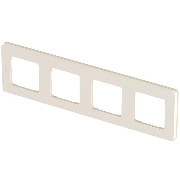 Legrand 673961 Рамка - 4 поста - INSPIRIA - слоновая кость фото 2