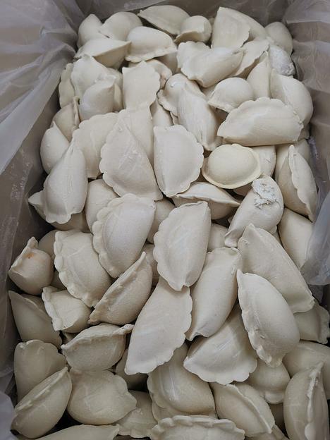 Замороженные вареники с бататом и абрикосом фото 2