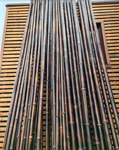 Ствол бамбука, 3м, шоколадный обжиг, опт фото 1