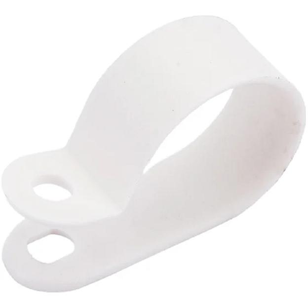 Rexant (07-4420) Скоба под винт 20мм, белая (50 шт/уп) фото 1