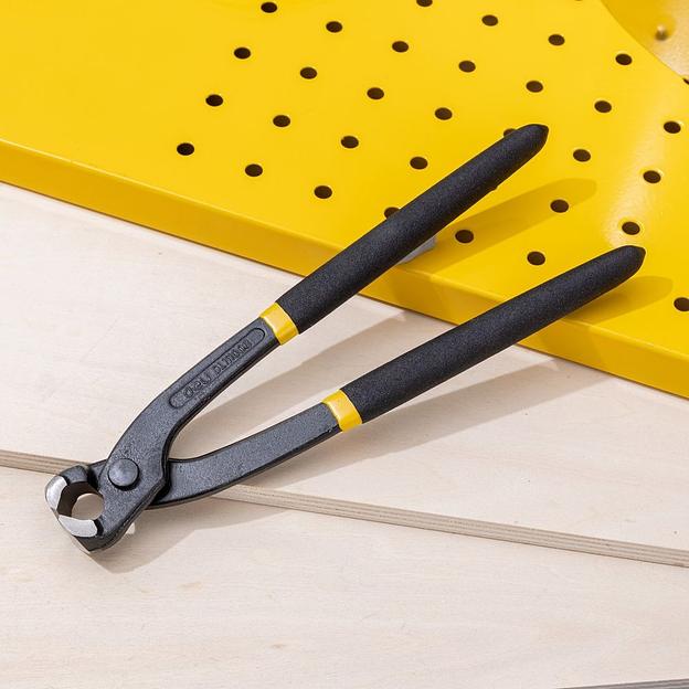 Клещи монтажные вязальные Deli DL111008 200мм, высокоуглеродистая сталь, прорезиненные рукоятки фото 4