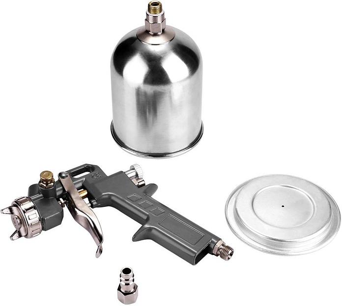 Краскопульт пневматический с верхним бачком DEKO DKSG01 { 500 мл, металл } [018-1100] фото 2