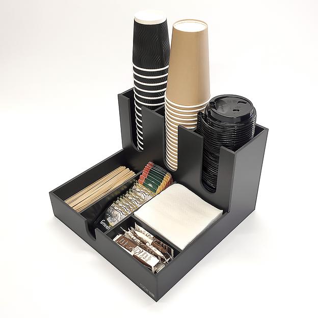 Органайзер №4 для стаканчиков, салфеток, мешалок и пакетированного сахара фото 2