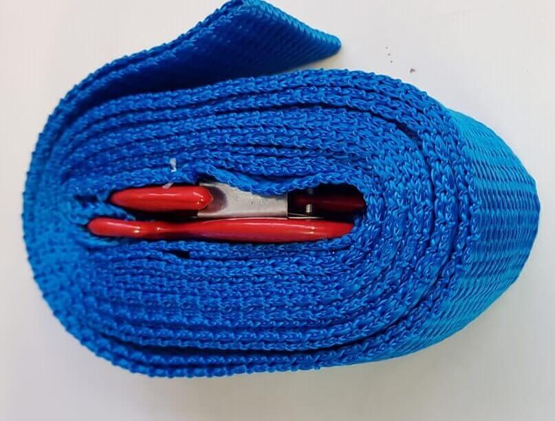 Трос буксировочный, 6 тонн, лента 50 мм, в блистере, упаковка 25 шт ОПТ фото 1