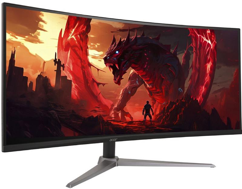 МОНИТОР 34" Acer Nitro ED340CUHbmiipx Black (VA, изогнутый, 3440x1440, 100Hz, 1 ms, 178°/178°, 250 cd/m, 3000:1,+2xHDMI) фото 1