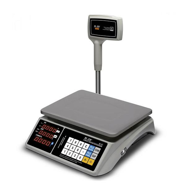 Торговые настольные весы Mertech M-ER 328 ACPX-15.2 "TOUCH-M" LED фото 1