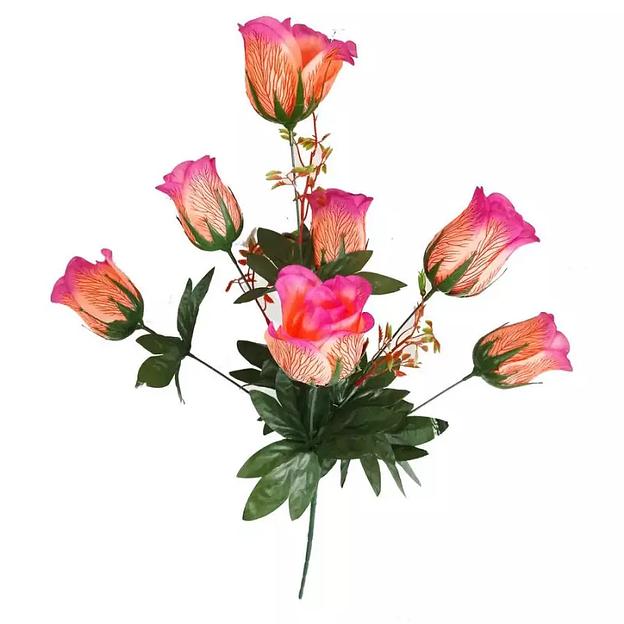 Букет с розами на 7 головы 52см 393-607 фото 3