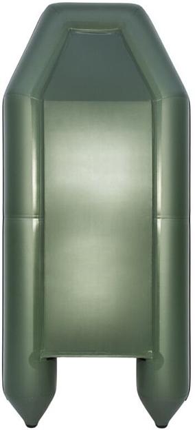 Лодка Аква 3200 слань книжка, 3200*1420*400 мм., цвет: зеленый фото 2