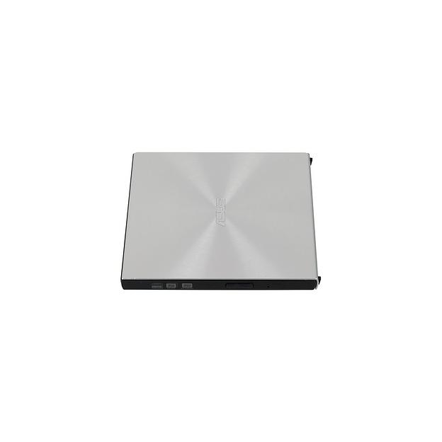 Оптический привод DVD-RW ASUS SDRW-08U5S-U/SIL/G/AS, внешний, USB, серебристый, Ret фото 1