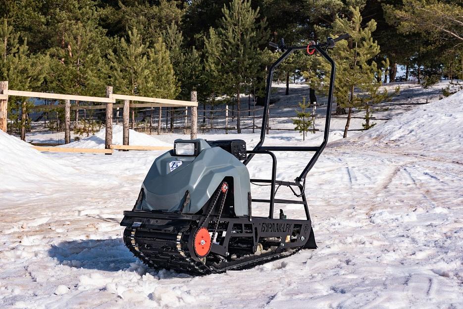 Мотобуксировщик Бурлак М2 LFS, 9 л.с., электрозапуск, 1450*510*810 мм. фото 4