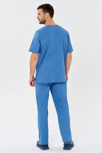 Брюки медицинские мужские MG1-01-25-0, 15 (Атлантика) на заказ, опт фото 3