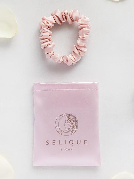 Шёлковая резинка для волос Basic «Sunset Pink» ОПТ фото 10