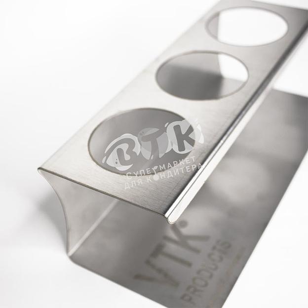 Подставка для соусов 3 ячейки нержавеющая сталь фото 4