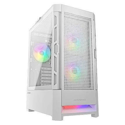 Cougar Airface RGB White, 2х140мм + 1x120mm ARGB Fan, ARGB Fan Hub, без БП, белый, ATX фото 1