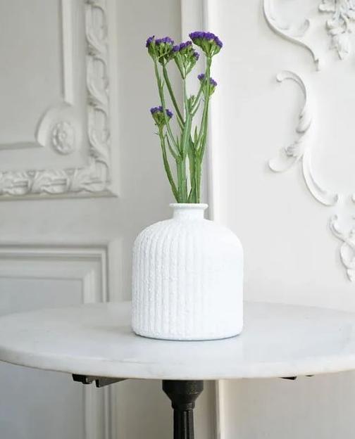 Ваза daroca san miguel, 18 см, белый, опт фото 1