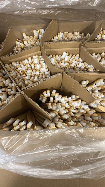 Бамбуковая зубная щетка фото 7